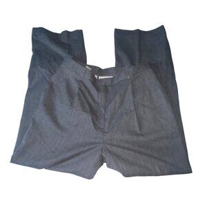 Rena Rowan Womens Gray Wool Blend Dress Pants Size 14